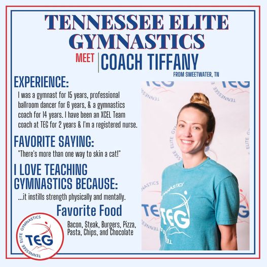 Tiffany - Tennessee Elite Gymnastics Staff